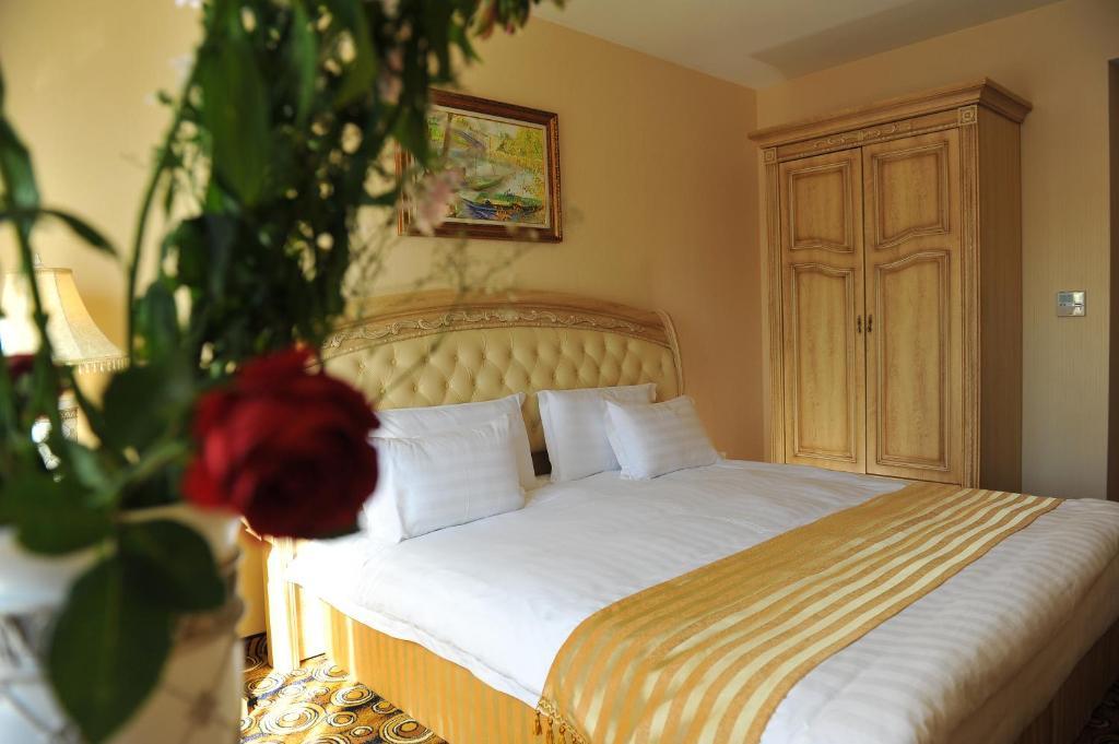 Park Hotel Stara Zagora Phòng bức ảnh A bedroom in a hotel